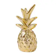 Mini Ceramic Animals Figurines Miniature Rabbit Cat Llama Pineapple Statue for Tabletop Mantel Desk I
