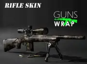 SALECamouflage Guns Wrap Skins Premium Vinyl Sticker Matte Rifle Pre-Cut SOTA-26