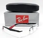 Ray-Ban RX6401II 2509 Rimless Gunmetal Frames Reading Glasses/Progressive Lenses