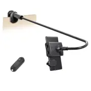 Gooseneck Tablet Holder for Kindle Reading in Bed with Page Turner Remote,