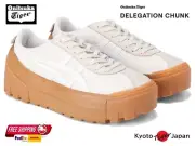 Onitsuka Tiger DELEGATION CHUNK ( CREAM/WHITE ) 1183A585.104 [Unisex] Authentic