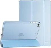 ProCase iPad mini Case for iPad mini 5 2019 / Mini 4, Mini 1 2 3, Slim Soft TPU Translucent Back Cover Trifold Stand Folio Smart Case for iPad mini 5th Generation 2019, iPad mini 4 3 2 1 -SkyBlue