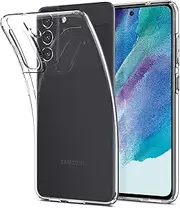 [Spigen] Liquid Crystal Case Designed for Samsung Galaxy S21 FE 5G (2022) Exact Fit Slim Soft Cover - Clear
