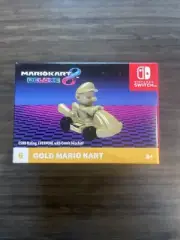 Nintendo Switch Mario Kart Deluxe 8 Mc Donald's Gold Mario Toy #6