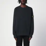[Stone Island] Dark grey cotton crew-neck sweatshirt S Grey