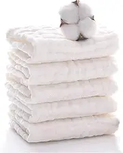 Baby Bath Towels, Soft Newborn Baby Bath Towels Suitable for Sensitive Skin, 5 Packs, 12x12 inches