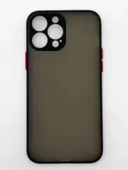 iPhone 13 Pro Max Case - Smokey, Black & Red