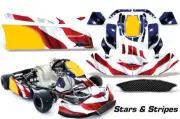Go Kart Graphics Decals Stickers For CRG New Age NA2 StarsNStripes