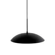 Nobu Rustic Modern Metal Disc Pendant Light Lamp - Black/Gold.