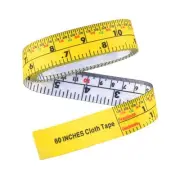 Cloth Tape Measure, All Purpose 60 Inch Double Sided Fractional Inch and Deci...
