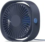 Mini Clip on Desk Fan, Portable Handheld Small Fan USB Fan Charging Desktop Mini Portable Desktop Fan Desktop Outdoor Fan for Office Home,Blue