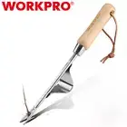 WORKPRO Weed Puller Tool Leverage Base V-Shaped Forks Weeds Removal Root Digging