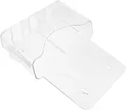 UTHCLO Transparent Holder Wall Mounted Pamphlet Organizer Clear File Rack for Office Flexible Design Space Saving Document Display Stand