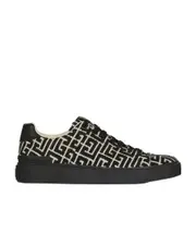 B-Court trainers with jacquard monogram 39,40 Black