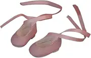 Ｓｉｍｈｏａ BJD Doll Flats Shoes Footwear Outfits Dress Up Photo Prop Dance Shoes, Princess Shoes for 1:6 Doll Figures Body , Pink