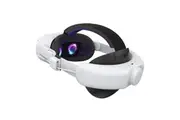 Kiwi Design For META Oculus Quest 2 Comfort Battery Head Strap White Colour