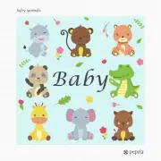 Baby Animals Needlepoint Kit or Canvas