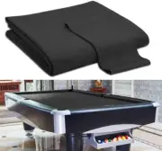 Black Worsted Pool Table Cloth Pre Cut Fast Speed Billiard Felt 9ft Table