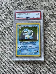 1999 Blastoise Unlimited ENGLISH Holo 2/102 Pokemon Base Set PSA 9 Mint