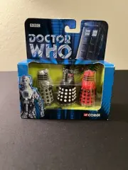 Corgi Classics Doctor Who TY96204 3-Piece Dalek Set - Red, Grey, Black