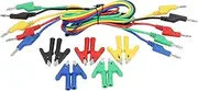 Banana Plug to Crocodile Clip Test Leads Set 4mm JT1016 Electrical Testing Wire Kit Circuit Tester for Versatile Electrical Applications