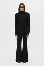 Boronia Knit Top in Black - CAMILLA AND MARC® C&M