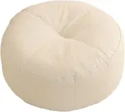 Generic Circular Floor Cushion for Home Decor and Comfort, Khaki, as described