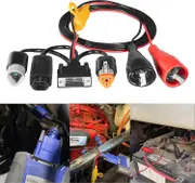 2-Pin Cummins Adapter for Nexiq USB Link 2 & 3 Cummins Inline 7 Diagnostic Cable for Cummins J1939 Engines for Alligator Clips