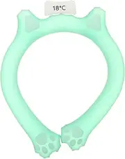 Cool Neck Collar Women for Neck Cooling Towels Cooler Portable Wrap Cooling Tube Ring Summer Neck Cooling Tube Light Green Pp
