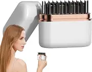 Portable Straightening Brush Cordless | Ionic Hot Comb Straightener | USB Rechargeable Fast Heating 3 Temps Women Hot Brush Hair Straightener For Home