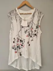 BNWT - SASS & BIDE "sparkling vessel" embellished t-shirt tee top XS