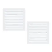 2pcs Attic Vents Gable Vents Aluminum Wall Vent Metal Shed Vent with Screen6284
