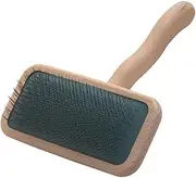 Chris Christensen Mark III Slicker Brush, Groom Like a Professional, Stainless Steel Pins, Lightweight Beech Wood Body, Ground and Polished Tips, Medium