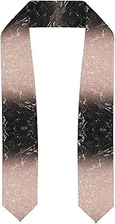 [SKKNT] Marble Color Rose Gold Print Graduation Shawl Stole For Academic Commencements Honor Sash Congratulations Gift