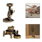 Stick Cone Incense Holder Decor Figurine Backflow Incense Burner Waterfall