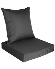 Fresh Fab Finds Waterproof Outdoor Seat Cushion Set with Removable Cover