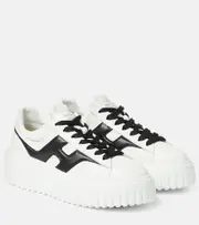 [Hogan] Hogan H-Stripes leather sneakers AU 11 white
