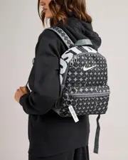 [Nike] Nike Brazilia Mini Backpack in Smokey Grey/Black/White One Size Smokey Grey/Black/White