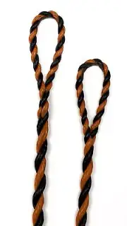 Flemish Longbow Bowstring - D97 - Black & Tan