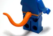 Lego - Minifigure Utensil - Orange, Tail, Alien, Creature