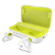 [True Wireless] O2 TWS Earbuds Dual bluetooth 5.0 Wireless Earphone HiFi Bass Waterproof Sports Headphone WHITE COLOR