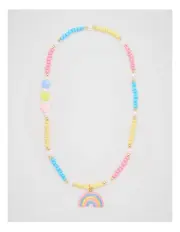 [Seed Heritage] Rainbow Bead Necklace