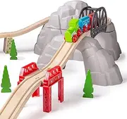 Wooden Rocky Mountain Expansion Pack - Other Major Wooden Rail Brands are Compatible