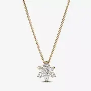 Brand New Genuine Pandora ShineGold Sparkling Herbarium Cluster Pendant Necklace