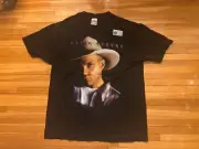 Vintage 1996 GARTH BROOKS Fresh Horses Tour Concert Mens XL w/ Factory Sticker