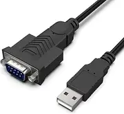 BENFEI USB to Serial Adapter, 1.8M USB to RS-232 Female (9 Pin) DB9 Serial Cable Prolific Chipset Windows 11/10/8.1/8/7, Mac OS X 10.6 and Above