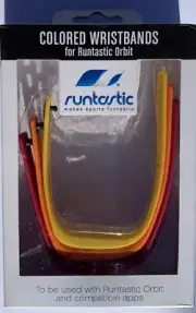 NEW Colored Wristbands For Runtastic Orbit (Red, Orange, Yellow) OSFA