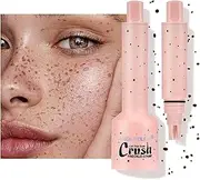 Faux Freckle Stamp Pen, Faux Freckles Waterproof Pen, Go with the Faux freckle Stamp, Natural-Looking Long-Lasting Beauty Freckle Marker, For Makeup Beginners and Professionals (DEEP)