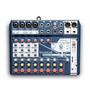 【Soundcraft 英國品牌】Notepad-12FX USB混音器 12軌(公司貨原廠保固)