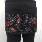 black￼ Widow, ￼server waitress waist Half apron 3 pockets restaurant Superhero